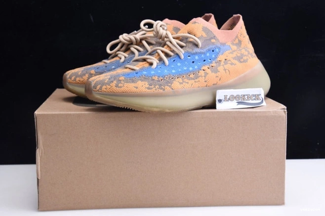 REFLECTIVE ADIDAS BOOST 380 OAT YEEZY BLUE FX9847 0729